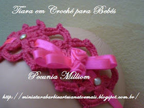 Sapatinhos e Tiara de Crochê Para Meninas