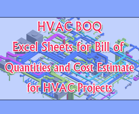 Hvac Boq Sample Xls Bill Of Quantities For Hvac Work