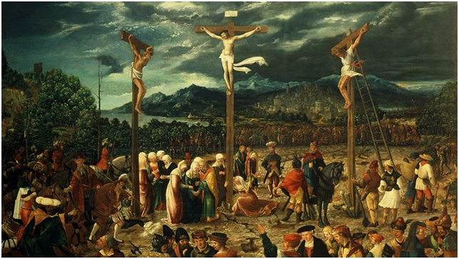 Αποτέλεσμα εικόνας για crucificação de jesus pintura