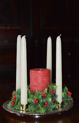 Advent candles for #christmascountdown