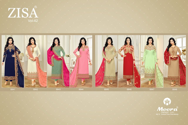 Zisa Vol-42 by Meera Trendz Full Catelog