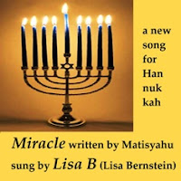 cover art for mp3 release of "Miracle" by Matisyahu sung by Lisa B (Lisa Bernstein)