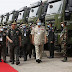 Cambodia receives delivery of 290 military trucks from China
