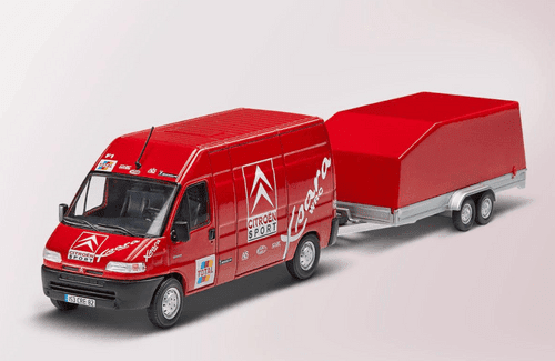 citroen jumper 2.8 HDI 1:43 citroen sport wrc, vehículos de asistencia de rally