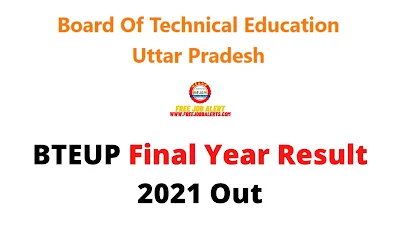 Sarkari Result: BTEUP Final Year Result 2021 Out