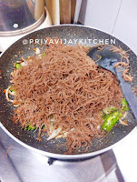 Ragi Semiya - Ragi Vermicelli Upma - Ragi Recipes - Upma Recipes