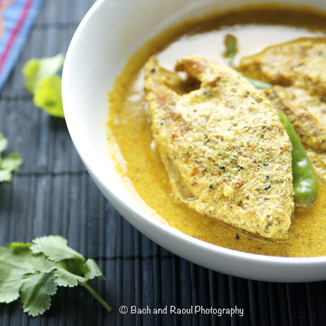 Bengali Shorshe Bata Maach - Mustard Fish