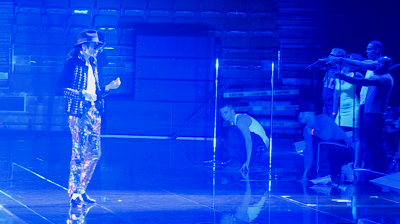 Michael Jackson’s – This is it - Michael directing the rehearsals looking after every aspect, from choreography to sound.