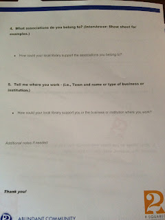 Community Asset Survey page 2