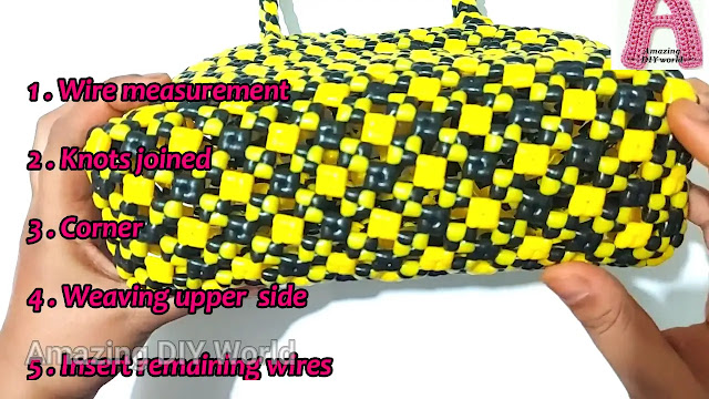 1 Roll Dots Crosscut Wire Bag