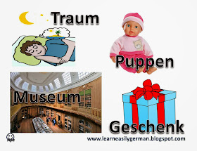 Traum, Puppen, Museum, Gechenk, هدية،دمية،متحف، حلم منام, German vocabulary Deutsch Wortschatz