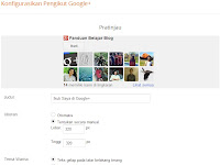 Cara Pasang Widget Google+ Di Blog