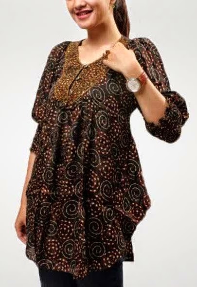  Baju  Batik  Kerja  Wanita  Model  Terbaru Paling Dicari