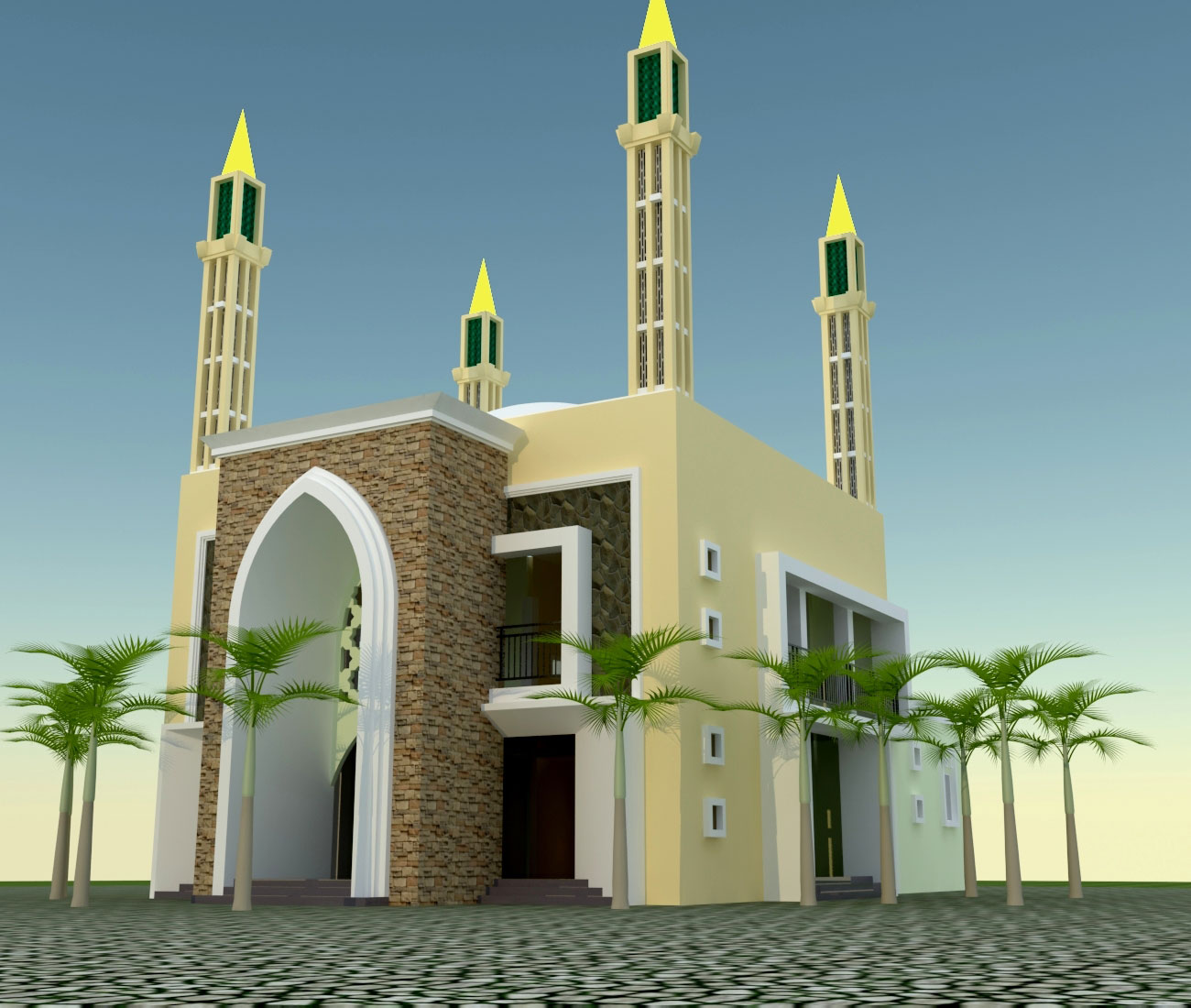 53 Model Desain  Masjid Minimalis  Modern  Unik Terbaru 2019 