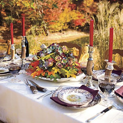 Easy Thankgiving Table Setting Ideas