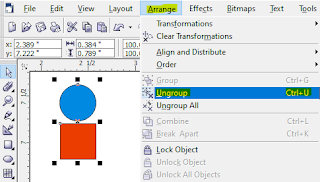 How to Group Ungroup Objects in CorelDraw