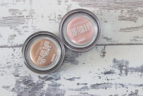 Maybelline Colour 24 Tattoo Cream Eyeshadows, Pink Gold, On and On Bronze 