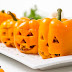 Jack-o-Lantern Stuffed Bell Peppers