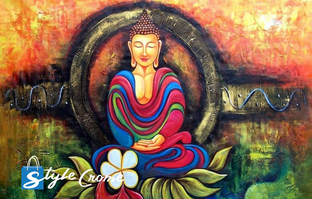 Buddha paintings on canvas for sale