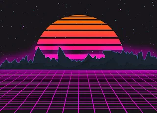 Diseño 80s vapor