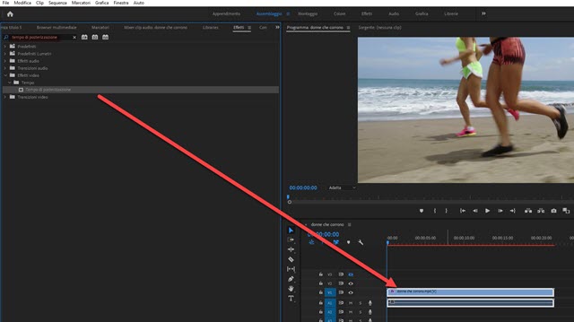 tempo di posterizzazione adobe premiere