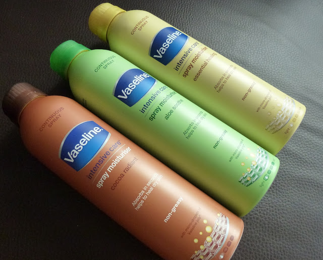 s Spray moisturiser comes inward 3 flavours Vaseline Intensive Care Spray Moisturiser review