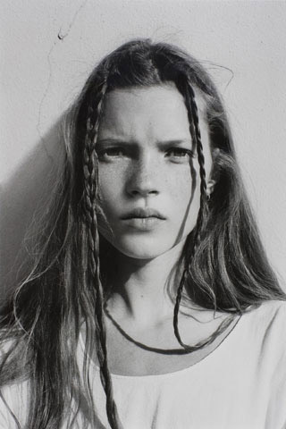 A young Kate Moss