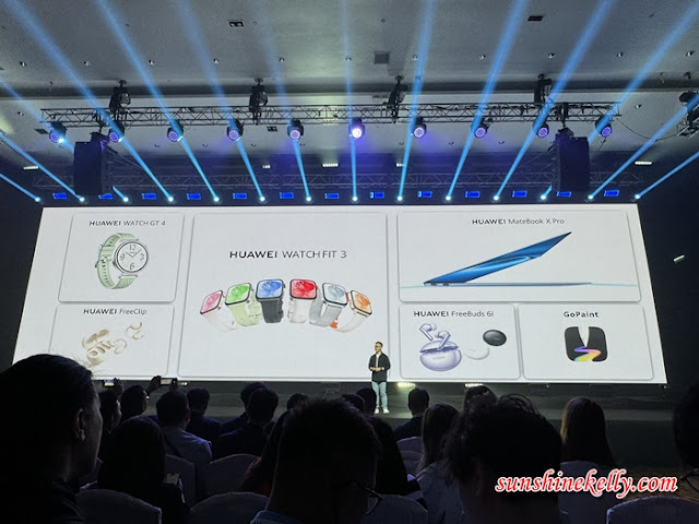 Huawei Innovative Product Launch i Malaysia, HUAWEI WATCH FIT 3, HUAWEI MateBook X Pro, HUAWEI WATCH GT4, GoPaint, huawei malaysia, lifestyle