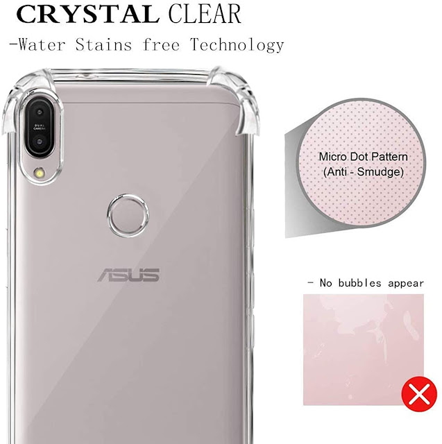 Soft Transparent Back Case Cover For Asus Zenfone Max Pro M1