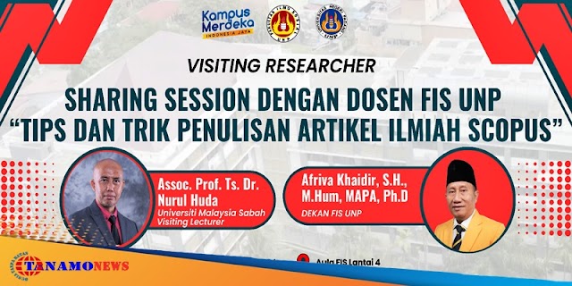 Sebanyak 70 Dosen FIS Ikuti Visiting Researcher Bersama Guru Besar dari Universiti Malaysia Sabah