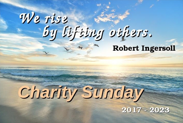 Charity Sunday banner