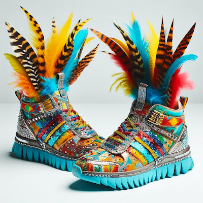 Colorful Junkanoo Sneakers