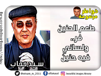   طعم الحنين  ..مُر ولساني فيه حنين 