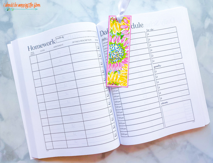 Printable Planner Bookmarks  6 Mini Lists and Half-Sheet Planner Inserts