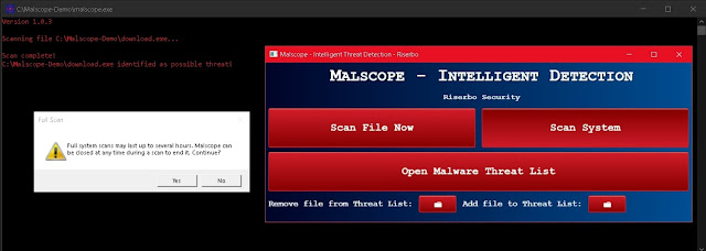 Malscope can also scan an entire system to identify potential 4_ico.exe variants