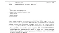 PEMBERITAHUAN PRE CUT OFF BOS TAHUN 2020 TAHAP 1