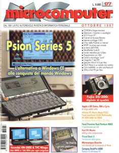 MC MicroComputer 177 - Ottobre 1997 | ISSN 1123-2714 | CBR 72 dpi | Mensile | Computer | Hardware | Software | Programmazione | Informatica
Numero volumi : 218
MC MicroComputer, per brevità MC, è stata una delle riviste storiche di informatica in Italia.
Come poche altre riviste dell'epoca, MC MicroComputer dedicava spazio agli argomenti più svariati: oltre alle recensioni approfondite di hardware e software e ai programmi scritti dai lettori o dai redattori, copriva infatti argomenti tecnici quali i linguaggi di programmazione, le architetture dei calcolatori, i cosiddetti giochi intelligenti o Intelligiochi, in cui si proponevano algoritmi e programmi per un approccio ludico alla matematica, alla crittografia, alla linguistica ed alla logica. Ampio spazio della Rivista era dedicato anche alle rubriche Informatica e Diritto, Cittadini & Computer, Grafica, Desktop Publishing, Computer e Video, Digital Imaging e a tante altre.
Tra gli aspetti più originali di questa rivista va ricordata la pubblicazione regolare di brevi racconti, spesso di fantascienza, in una rubrica curata da Elvezio Petrozzi prima e da Marco Calvo poi (un'idea questa poi ripresa da altre riviste tra cui Macworld Italia e Computer Idea).
Un'altra rubrica molto seguita è stata quella della programmazione in C su Amiga curata da Dario de Judicibus.