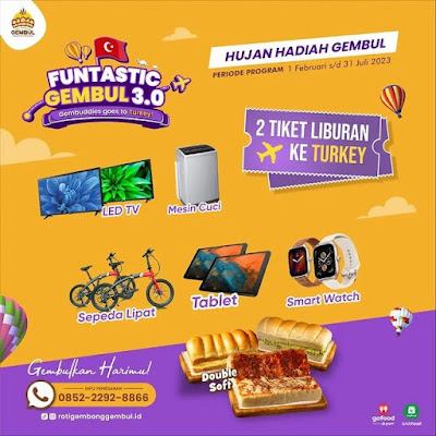 Promo Undian Roti Gembul Hujan Hadiah 2023