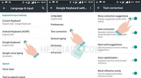  Cara menghilangkan auto correct di Android ketika sedang mengetik bahwasanya sangat myudah  Otak Atik Gadget -  2 Cara Mematikan Autocorrect di Android TERBARU