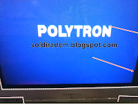 Tv Polytron Minimax Terdapat Garis Tebal Pada Bab Samping Layar