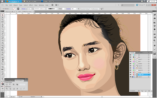 faby-marcelia-gambar-vector-using-adobe-illustrator