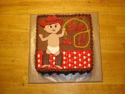 Cowboy Birthday Cakes on Susana S Cakes  Cowboy 1st Birthday