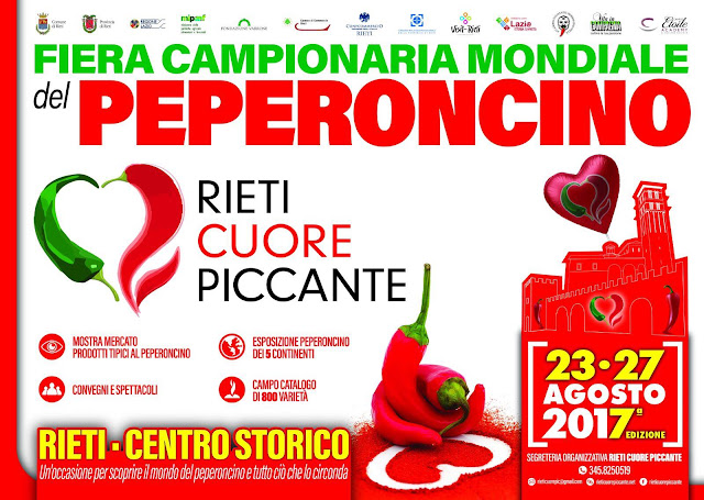 fiera del peperoncino rieti 2017