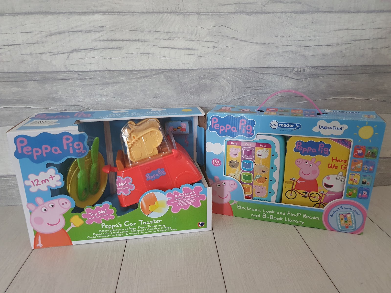 WIN Peppa Pig Car Toaster and Look & Find Reader