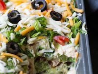 HEALTHY 7-LAYER GREEK YOGURT TACO DIP: EASY APPETIZER IDEA!