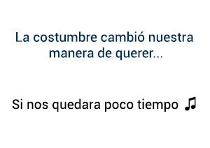 Chayanne Si Nos Quedara Poco Tiempo significado de la canción.