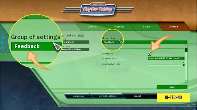 How to Enable Force Feedback in City Car Driving Game