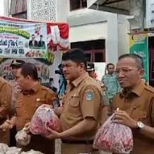 Tekan Angka Inflasi, Pemkab Kerinci Gelar Gerakan Pangan Murah Di Pasar Tradisional