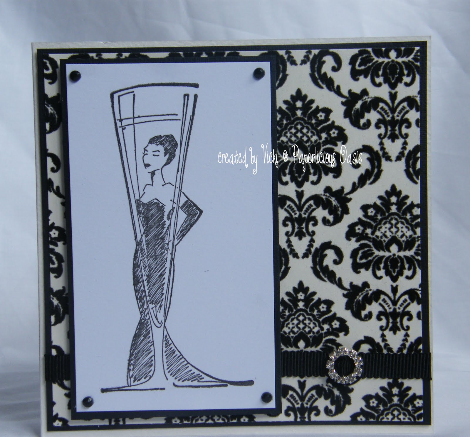 wedding scrapbook black damask