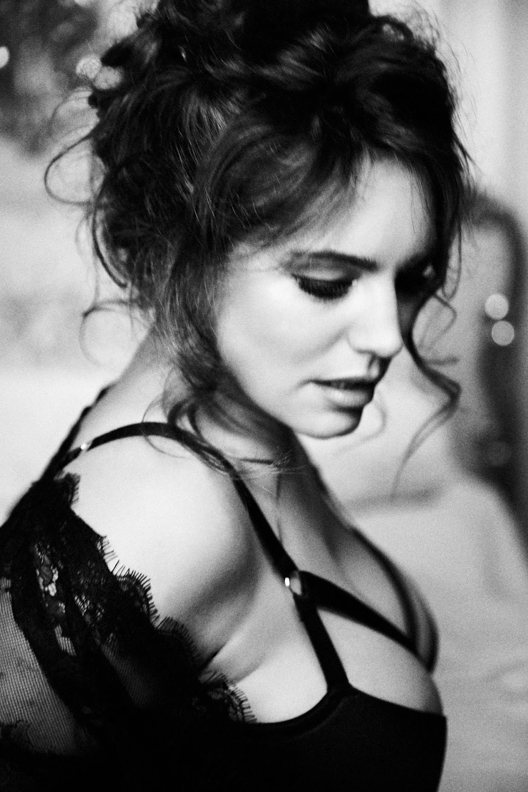 Kelly Brook in Sexy Lingerie Photoshoot by Mark Hayman